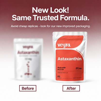 Veyra Astaxanthin - Nature’s Most Powerful Antioxidant for Whole Body Support & Cellular Protection