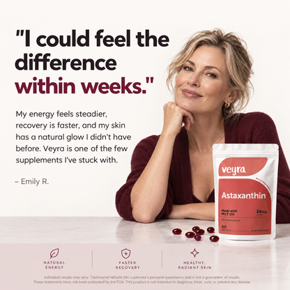 Veyra Astaxanthin - Nature’s Most Powerful Antioxidant for Whole Body Support & Cellular Protection